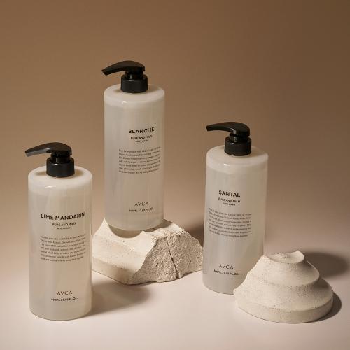 Pure & Mild Large Size Body Wash Blanche 800ml 2 Pieces
