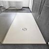 2pcs Modern Round Shower Floor Drain with Middle Drainages and Hair Trap Features Easy Maintenance and Easy Installion