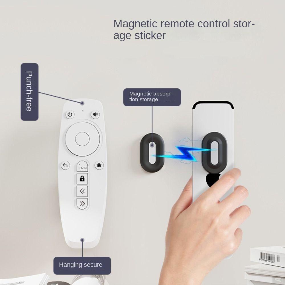 2Pcs/Set Self-Adhesive Magnetic Absorption Nanopatch  for TV Remote Controls