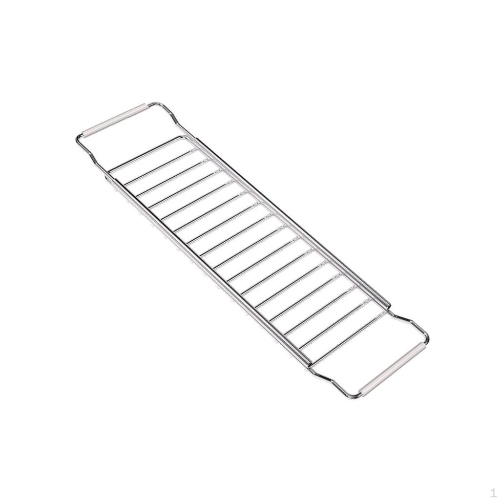 Dish Drainer Over The Sink, Quick Drainer, Adjustable And Removable Sink Strainer for