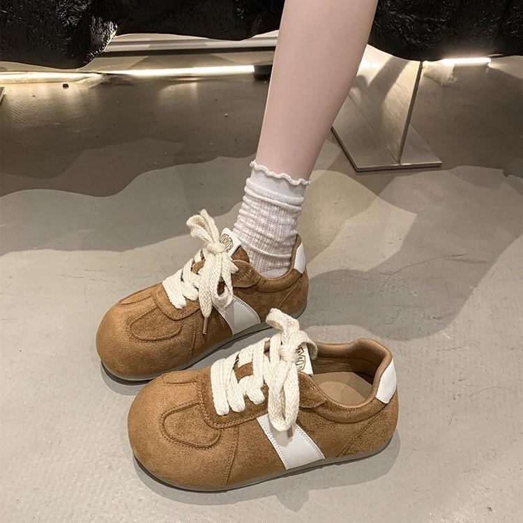 [Uncle Shoes] Forrest Gump Shoes Women's Ugly Moe De Training Shoes 2025 Birken Shoes Platform Sports Board Shoes Boken Single Shoes New