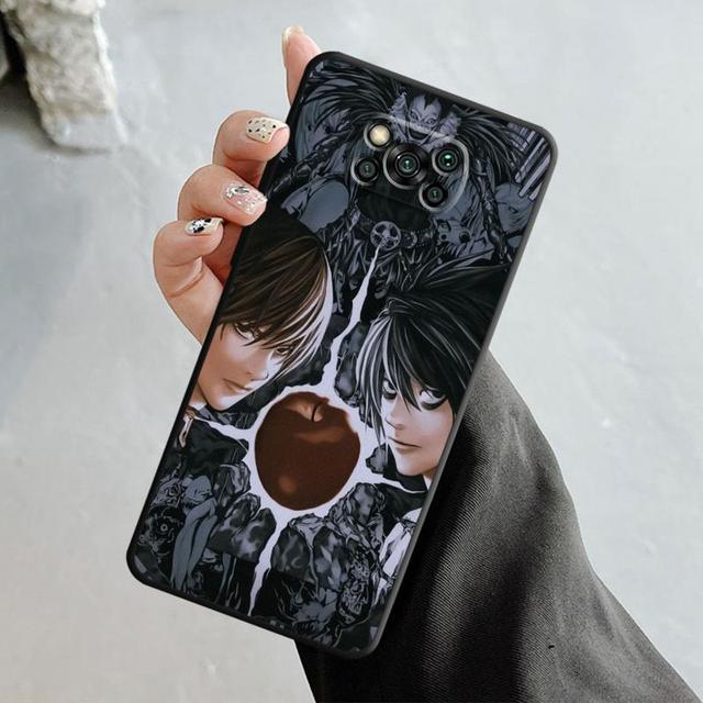 Telefon Fall Für Xiaomi Poco X3 Nfc X4pro M3 C40 Für Mi 12 11 10 10t 8 Note10 Lite 11ultra 11t Pro F1 Anime Death Note L Licht