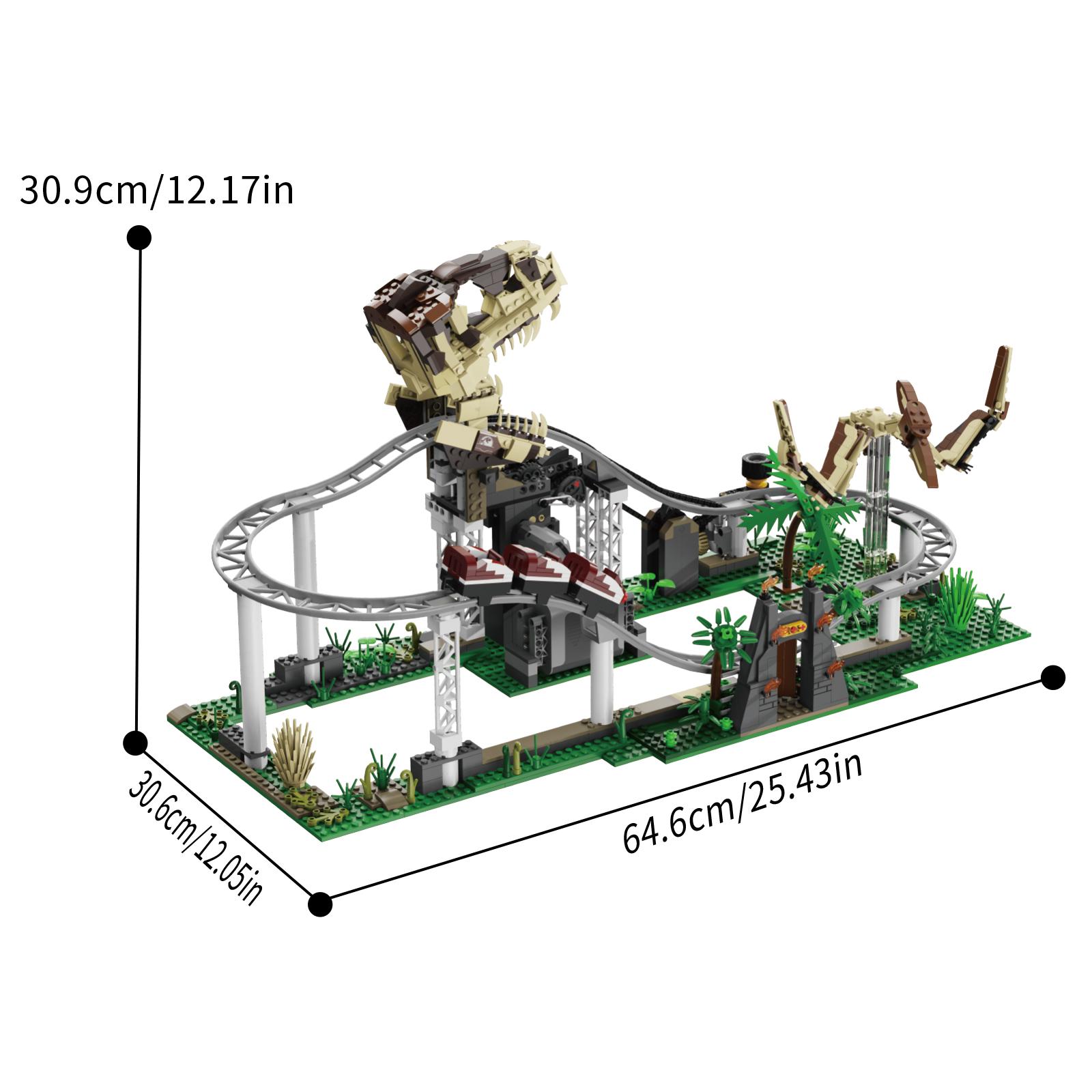 High-Quality 1291Pcs High-Quality Dinosaur High-Quality Series