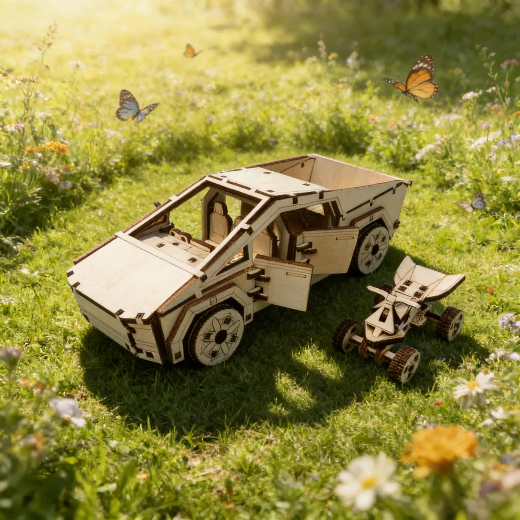 

3D Car Wooden Puzzle DO-IT-YOURSELF Miniature Kit Handcrafted Present Home Decor Birthday / Valentine s Day Present белый