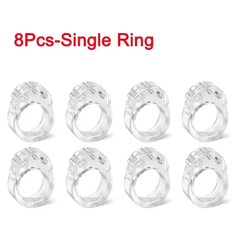 Transparent Doorstop Door Handle Wall Protection Door Handle Buffer Furniture Protection Pad Crash Pad Shockproof Ring Stopper