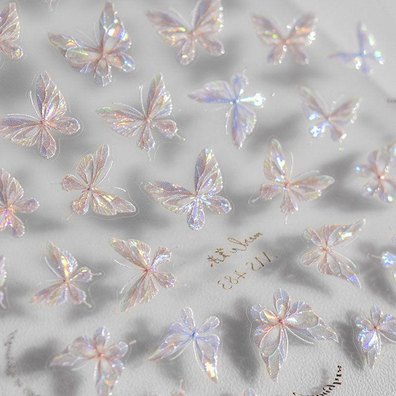 

Наклейка для ногтей Shell Light Бабочка Tomoni Тисненая Клейкая Японский Стиль 5D Фея Темперамент Наклейка для Ногтей Украшение для Ногтей Butterfly 483