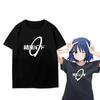 Anime BOCHI THE ROCK! Damen T-Shirt Unisex Niedlich Manga Sommer Kurzarm Top