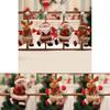 Affascinanti Bambole di Natale con Babbo Natale, Pupazzo di Neve, Alce, Orso Perfette Come Decorazioni per l'Albero Festivo