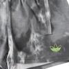 adidas Originals Loose Tie-Dye Print Straight Leg Casual Shorts Women Shorts Black GE5252