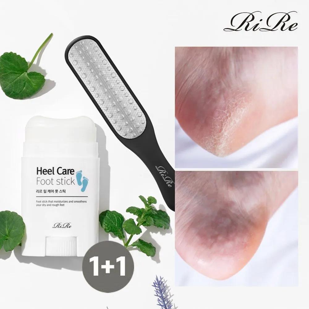 [Foot Care SET] RIRE Heel Care Foot Stick + Heel Care Foot Buffer