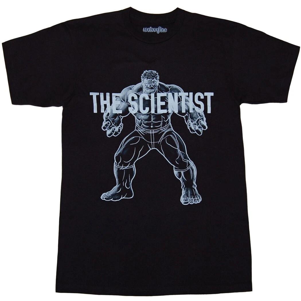 Avengers: Age of Ultron The Scientist Hulk 100% Cotton T-shirt Mens Tees Top S