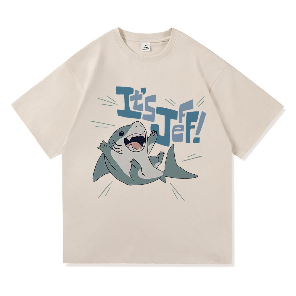 Vintage Jeff The Land Shark The Eras Tour T Shirt Fashion Men Funny Cute Landshark Tshirt Unisex High Quality Cotton Tees Shirts