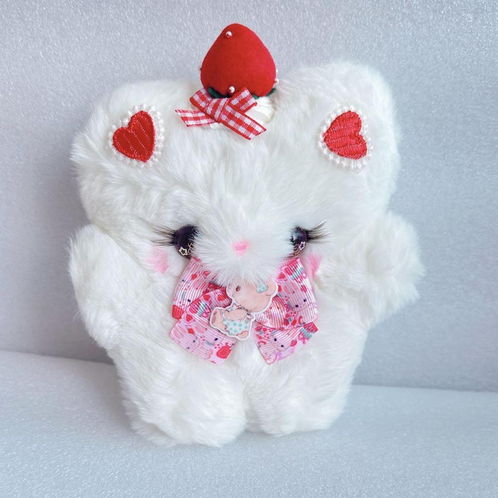 [USED] Lily Sanrio Artist Teddy Bear Handmade Plush Polar Bear Single Item