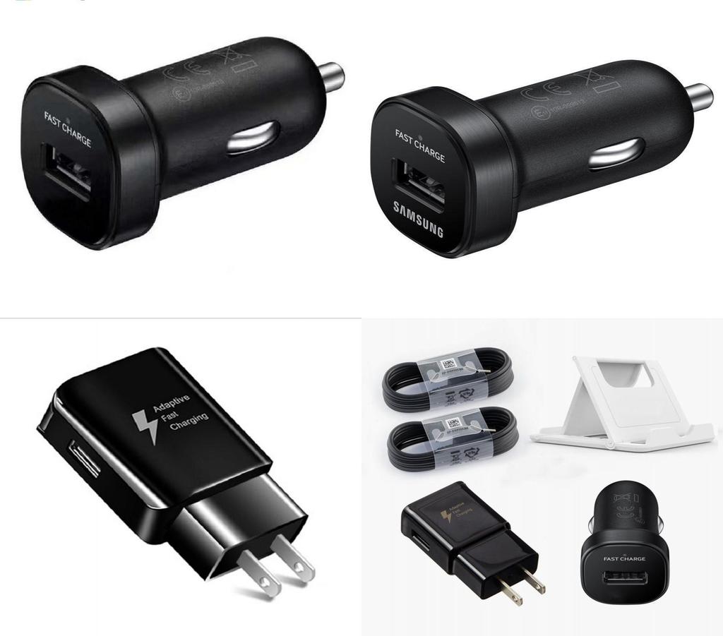 Top Quality Fast Car Wall Charger With 4ft Type-c Cable For Samsung Galaxy Note8 S8 S9 Plus