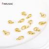 DIY Jewelry Making Accessories,14K Gold Plated Crimp End Beads,Lobster Clasp,Extender Tail Chains Wholesale