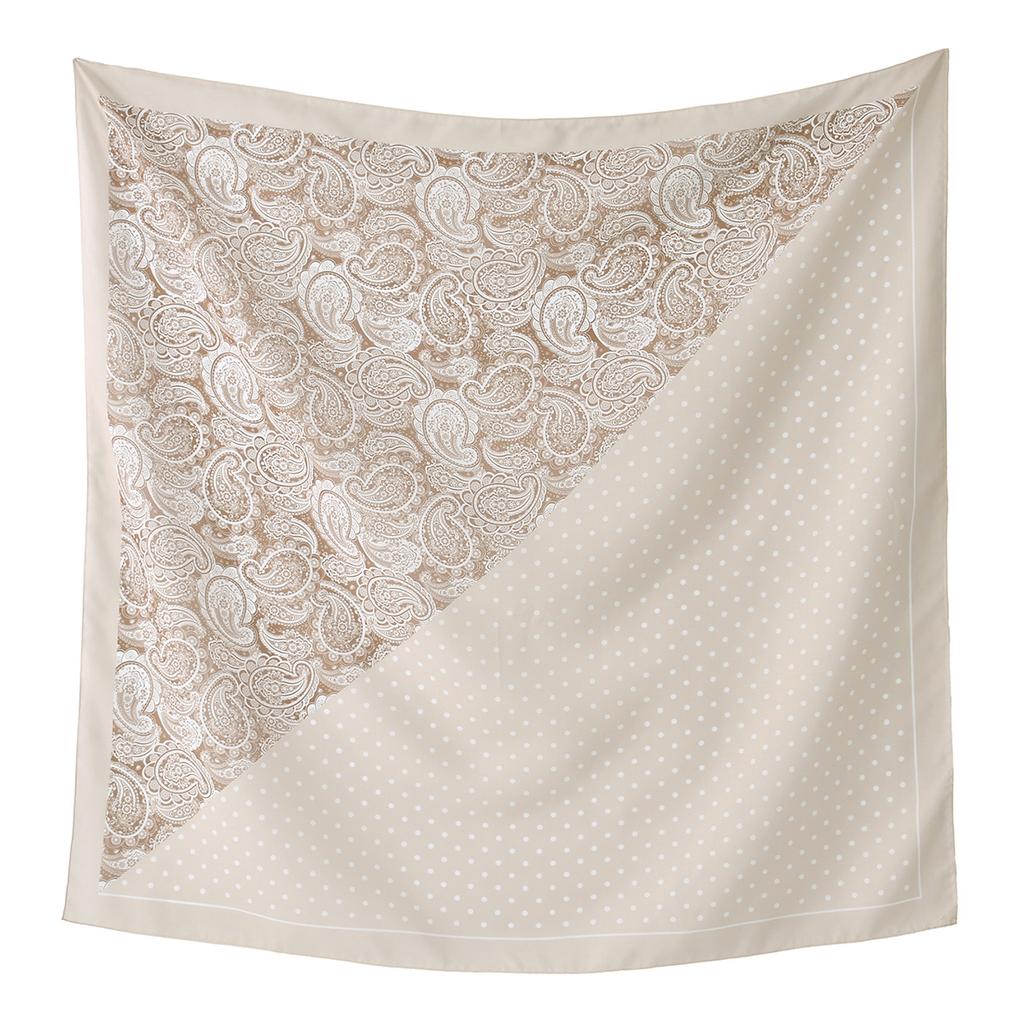 Newest Style Women Scarf Square Tencel Printed Handkerchief Fashion Temperament Beach Sunscreen Shawl