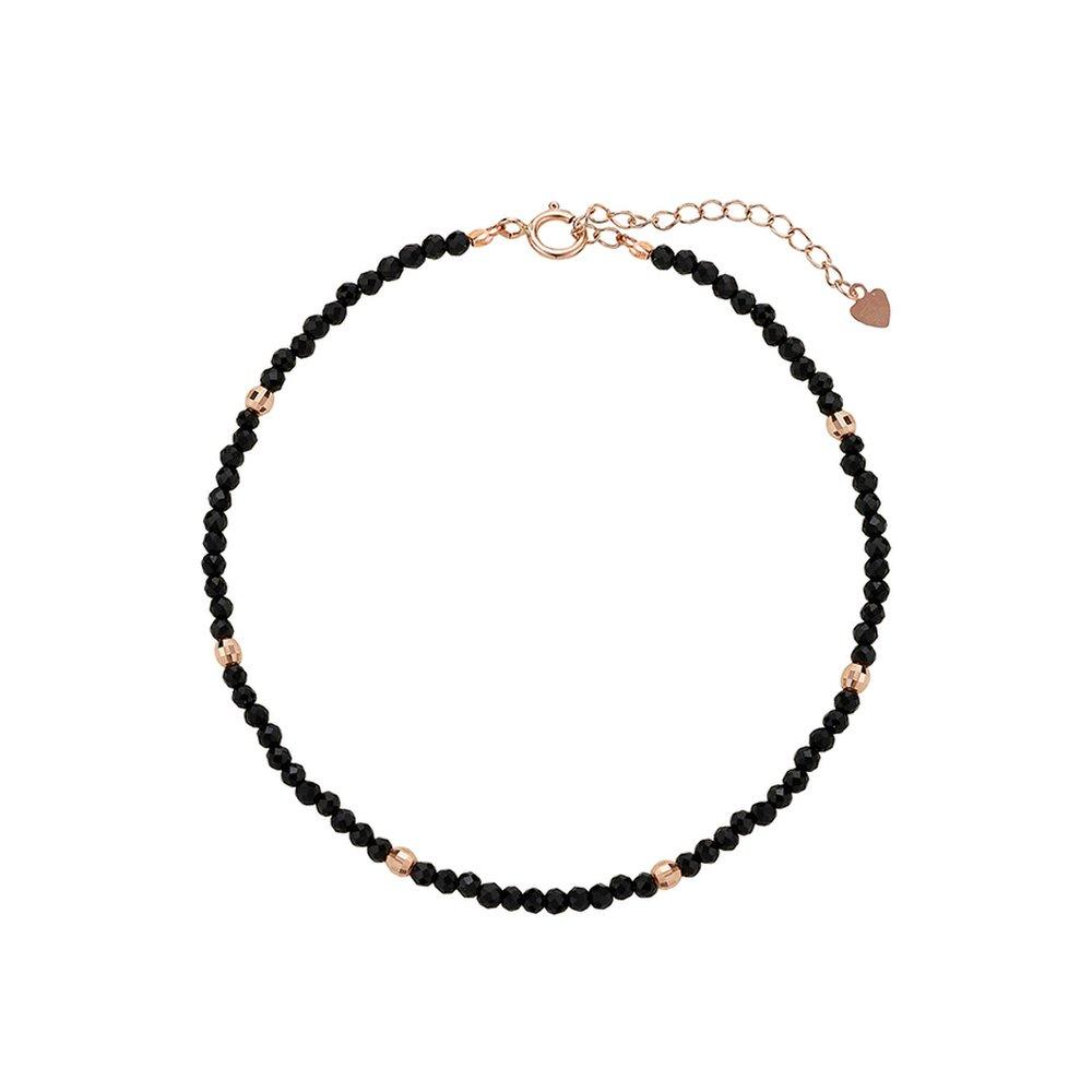 Jrosa 14K Spinel Raw Cut Ball Bracelet