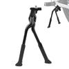 ADOFUN Bicycle Kickstand, Bicycle Center Stand with Double Legs, Aluminum Alloy, Adjustable Length, Center Mount, Two-Leg, Compatible with Folding Bik