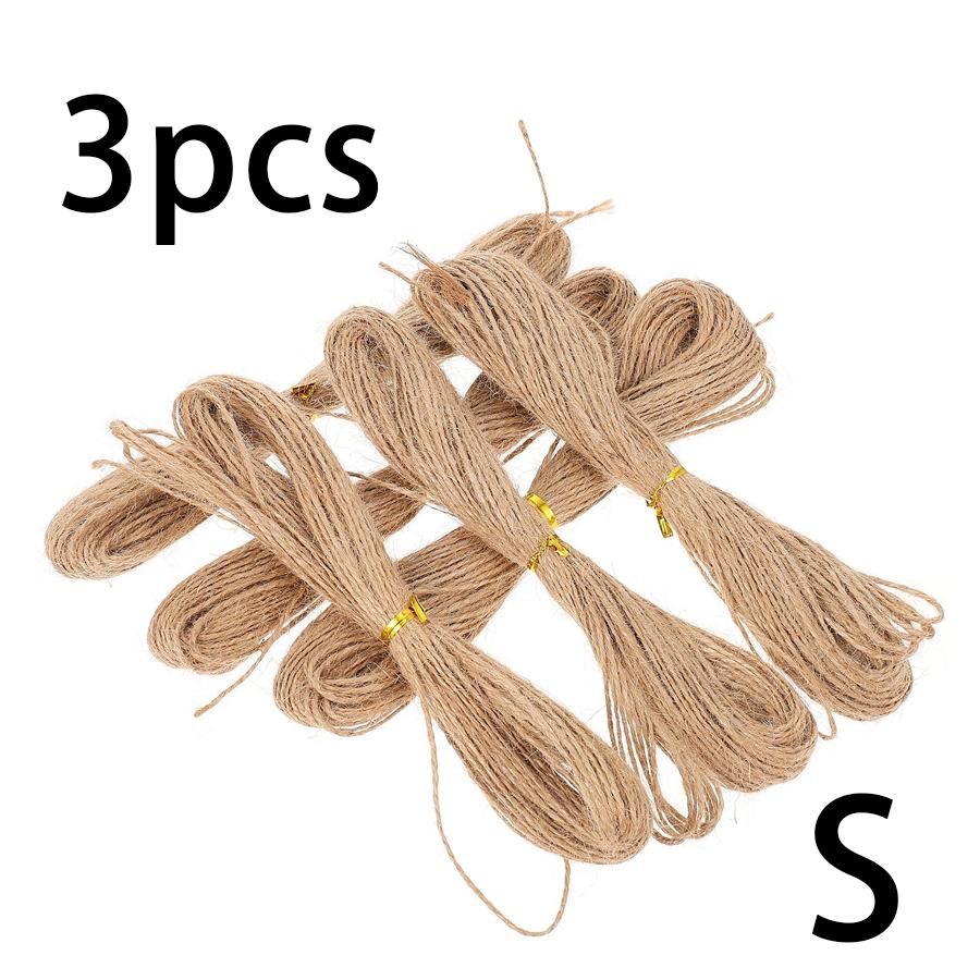 1/3/5pcs Handmade Weaving Hemp Rope 10m Pendant Hang Tag DIY Photo Wall Textile Accessories Creative Curtain Tying Rope XJM