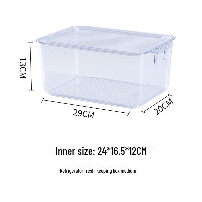 Kühlschrank Frischhalte-Aufbewahrungsbox mit Deckel für Lebensmittel, Obst, Gemüse und Eier