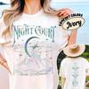 Nachtgericht Villaris Doppelseitiges T-Shirt, Nachtgericht Villaris Shirt Street Style Bedrucktes Muster T-Shirt Beliebte Streetwear