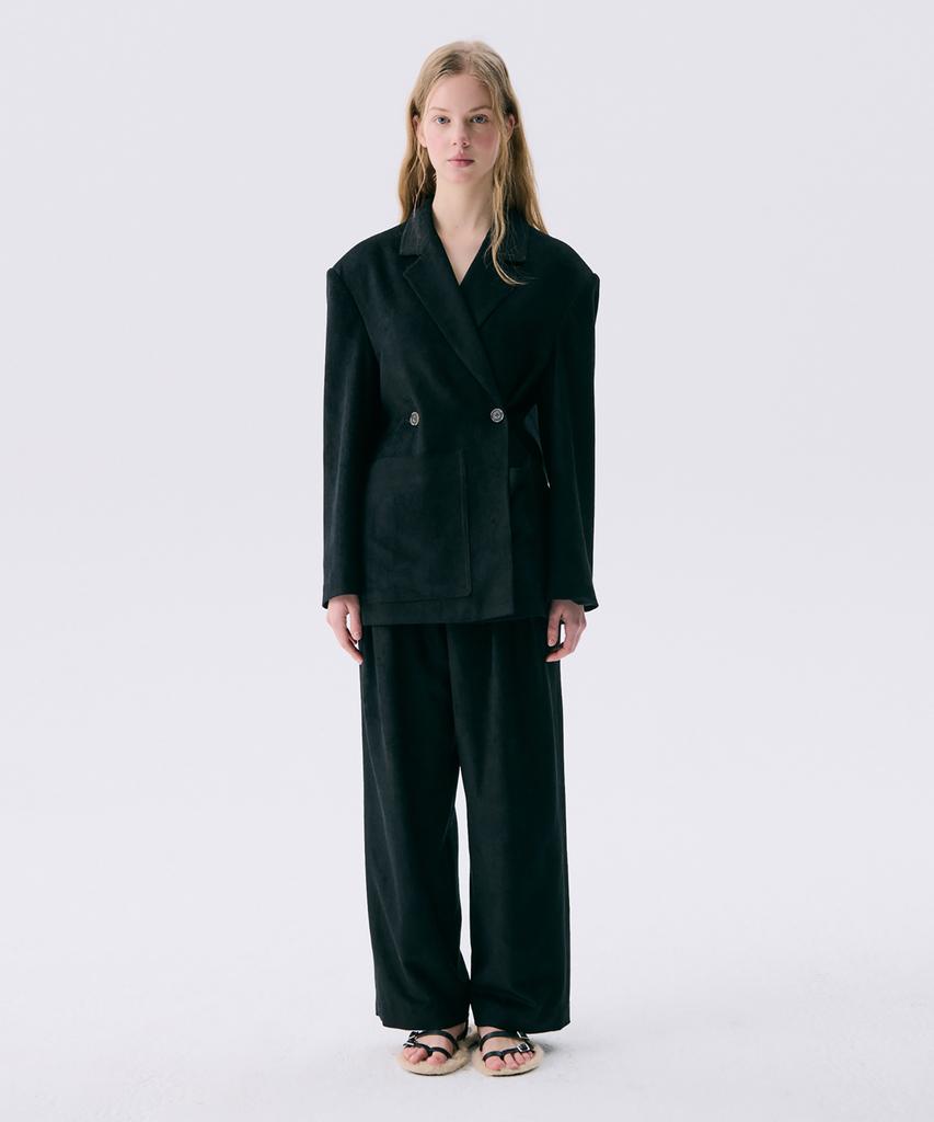 WNDERKAMMER 25 Corduroy Wide Pants_Black