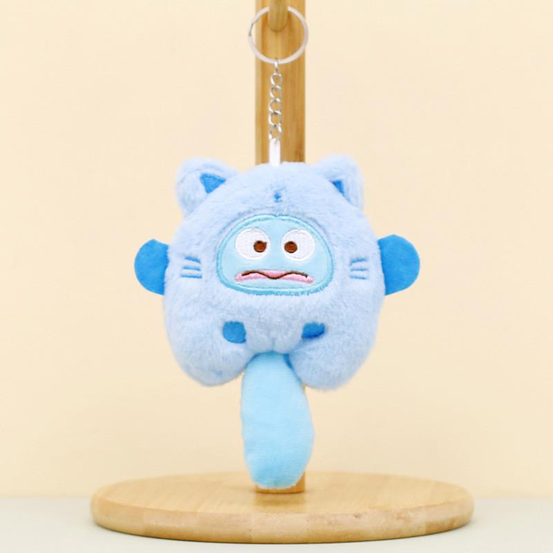 Adorable Sanrio Keychain Plush Toy Kuromi Cinnamoroll Cute Doll Bag Charm