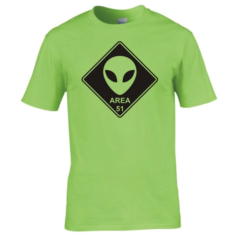 Funny Alien Area 51 Road Sign Tshirt
