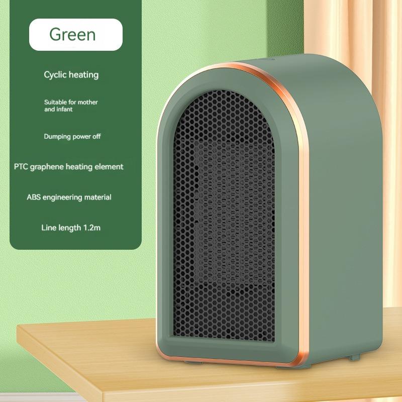 

2025 Winter Heating God PTC Desktop Warmer Whole House Warmer 1200W European and American Standard Warmer Small Household Bedroo 1200W&EU зелений