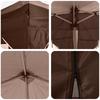 Pop Up Party Tent 290 X 290 X 245 Cm Brown
