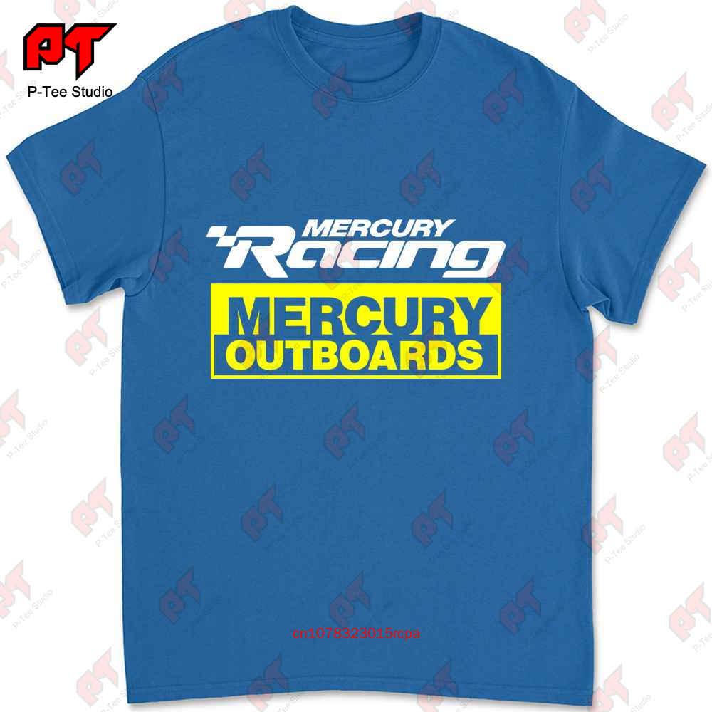 New Mercury Racing Outboards Logo Powersports T Shirt MO7W