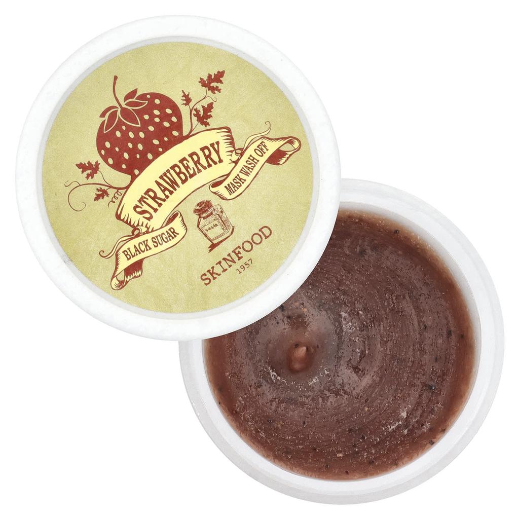 Strawberry Black Sugar Beauty Mask Wash Off, 100G(3.52Oz)
