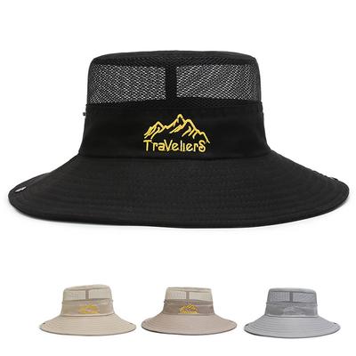 Hat Men's Spring and Summer Sun Hat Outdoor Sun Protection Breathable Hat Men's Cycling Hat Bucket Hat Fishing Mountaineering Sun Hat
