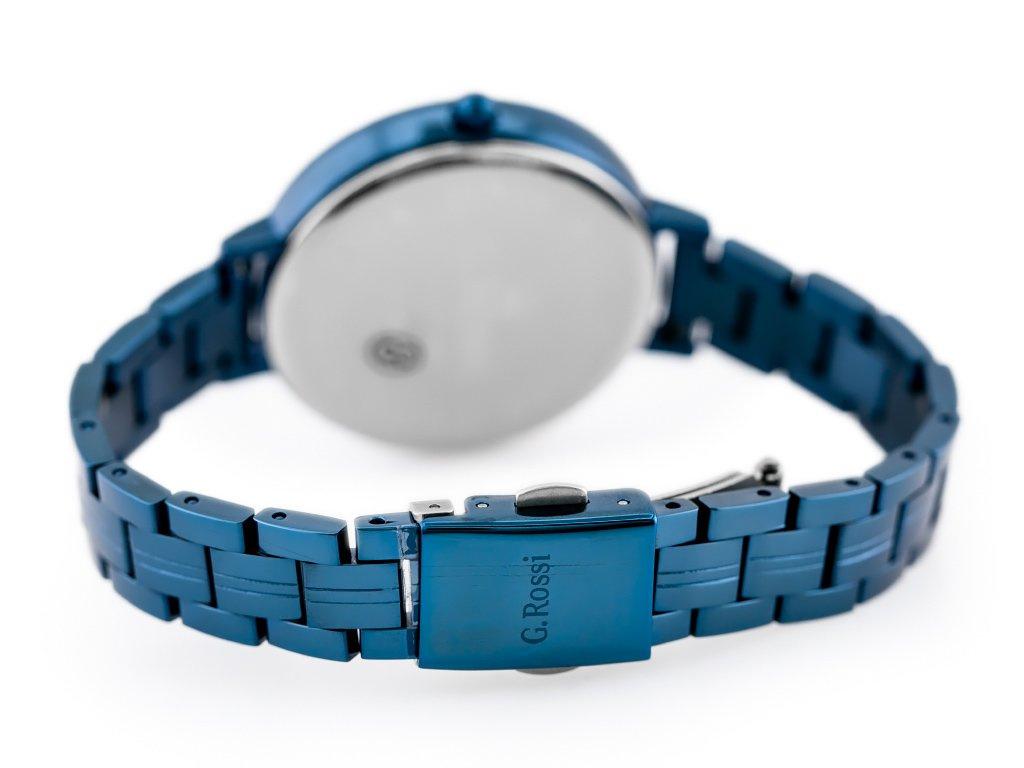 ZEGAREK G. ROSSI - 11389B-6F3 (zg787h) Blue/violet + BOX