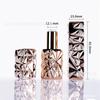 3.5ml Magnetic Square Lipstick Tube, Diamond Faceted Matte Finish, Empty Refillable Lip Balm Case