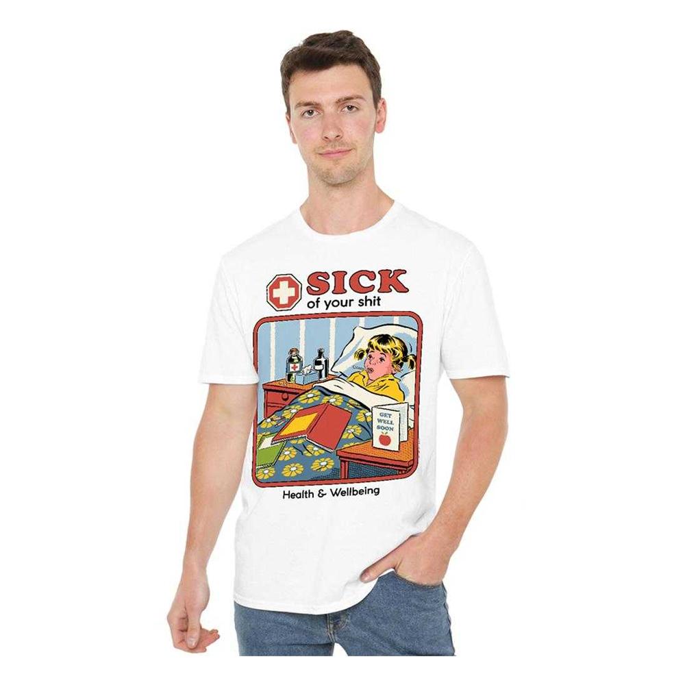 Steven Rhodes Unisex Adult Sick Of Your Shit T-Shirt