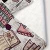 Bookworm Bliss Flannel Throw Blanket Soft Reading Theme Design All Season Cozy Comfort for Book Lovers Gift