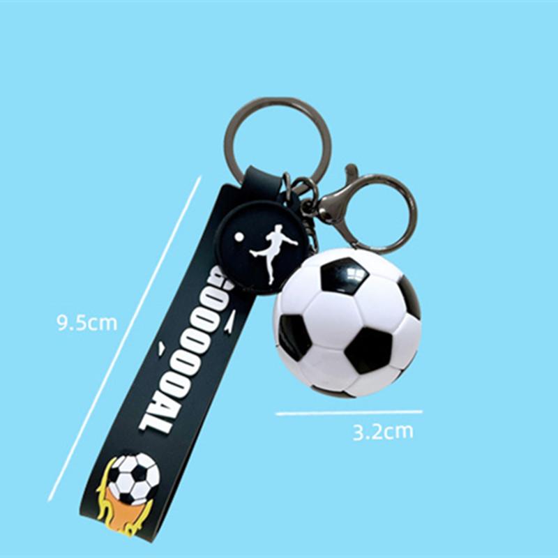 Football Keychain PVC Pendant Keyring Bag pendant Souvenirs Key Chain Gifts
