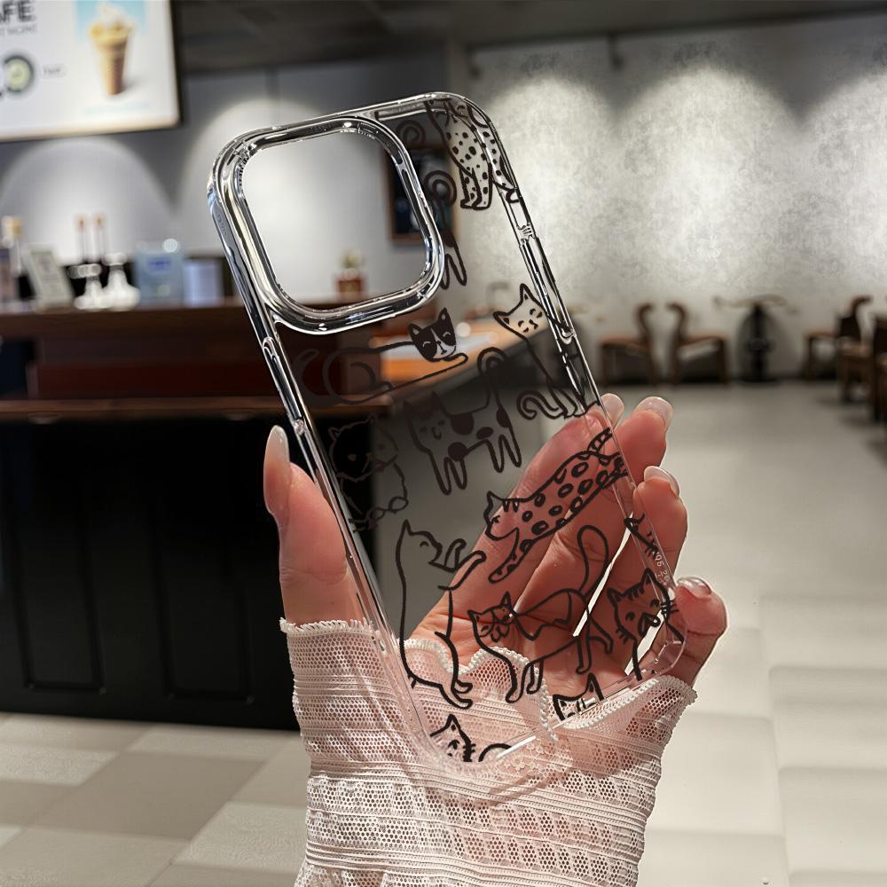 Acrylic Phone Case For iPhone 11 13 16 ProMax Case iPhone 13 14 15 ProMax 12 13 ProMax Case Samsung A55 A05S A54 A06 S22 A15 S23 A12 A22 A52S Cartoon