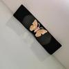 Stylish And Comfortable Black Elastic Waist Belt For Women Ideal For Dressy Casual Wear