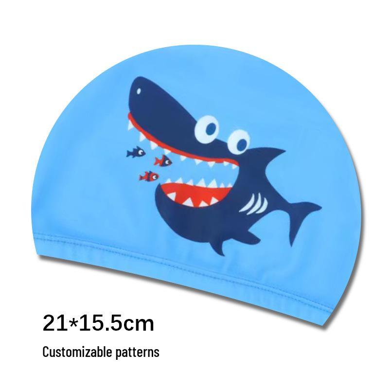 Söta tecknade badmössor för barn med öronproppar - Lös passform för pojkar och flickor