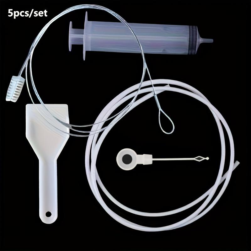 1Set/5PCS Refrigerator Drain Hole Clog Remover Dredge Cleaning Tools Fridge Hole Brush Water Outlet Cleaner for Household Clean