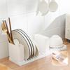 Kitchen Bowl And Chopstick Storage Rack Foldable Hanging Drain Bowl Rack Two In One Stove Top Drain Rack Dish Drying Rack Kitche