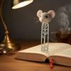 Whimsical Forest Friends Bookmark Felt Page Marker Lightweight Portable Book Marker Graduation Gift for Book Lovers Teachers Students Reading