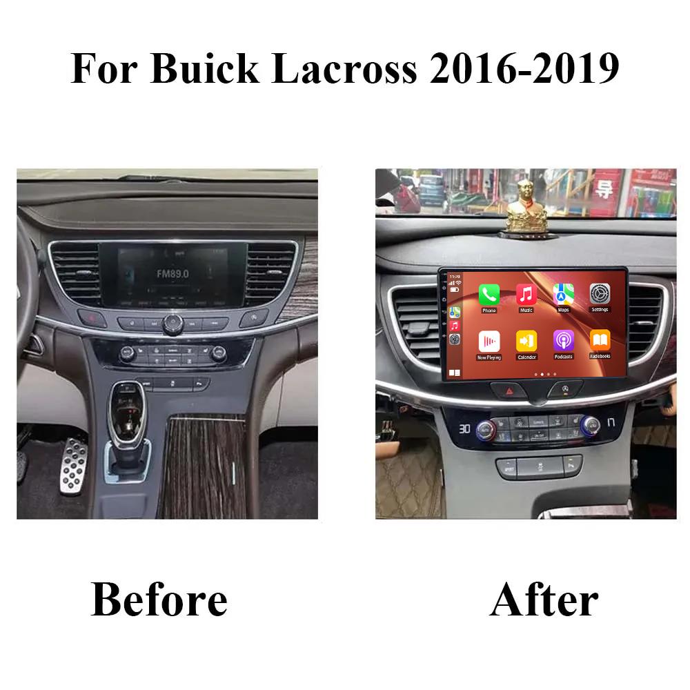 Android Auto Car Radio For Buick LaCrosse 2016 2017 2018 2019 Multimedia Video Player Navigation GPS Carplay 4G WIFI BT 2DIN