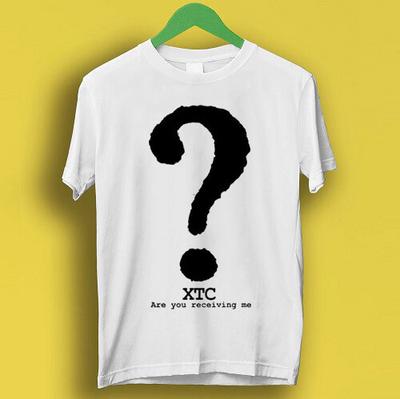 XTC Are You Receiving Me New Wave Rock Music Retro Cool Top Tee T Shirt P3211