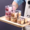 BJ 300ml Transparent Plastic Food Storage Jars (6-Pack)