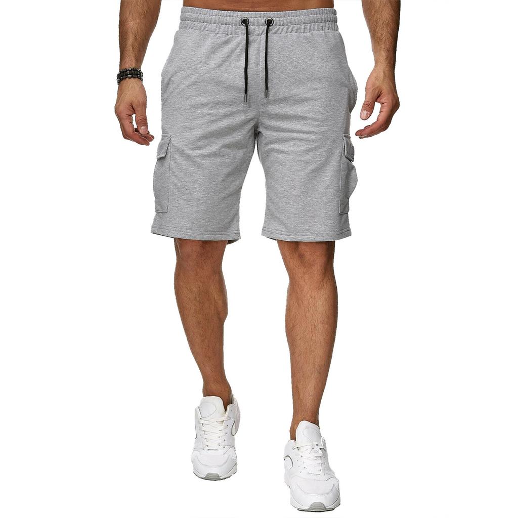 Men's Short-sleeved Sports Work Pants Men's Multi-pocket Sports And Fitness Casual Pants
