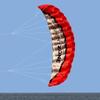 Travel 2.5m Dual Line Parafoil Sailing Outdoor Beach Kite Flying Toys Kite Surfing Stunt Kite