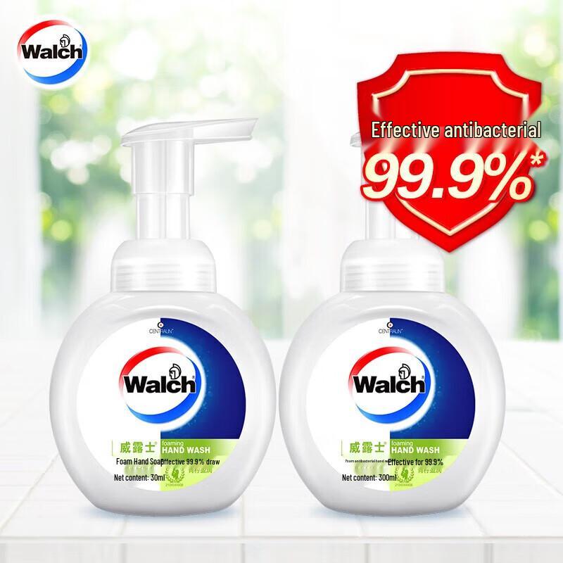 Walch Lime Foam Antibacterial Hand Wash, Twin Pack